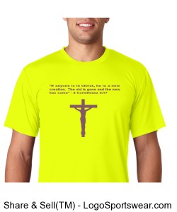 Hanes Men's 4 oz. Cool Dri� Performance T-Shirt Design Zoom