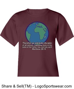 Badger Youth B-Core T-Shirt Design Zoom