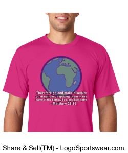 Hanes Men's 4 oz. Cool Dri� Performance T-Shirt Design Zoom
