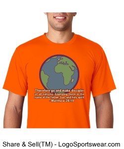 Hanes Men's 4 oz. Cool Dri� Performance T-Shirt Design Zoom